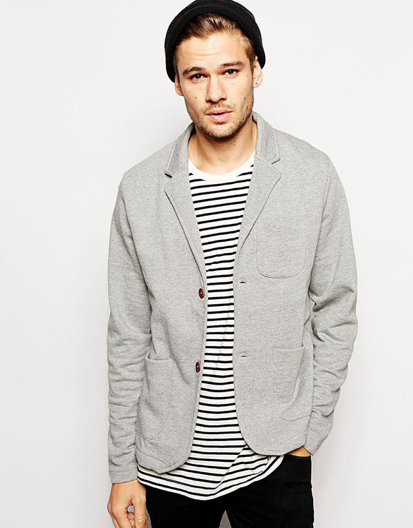 Selected Jersey Blazer in Grey – Gen-Mark