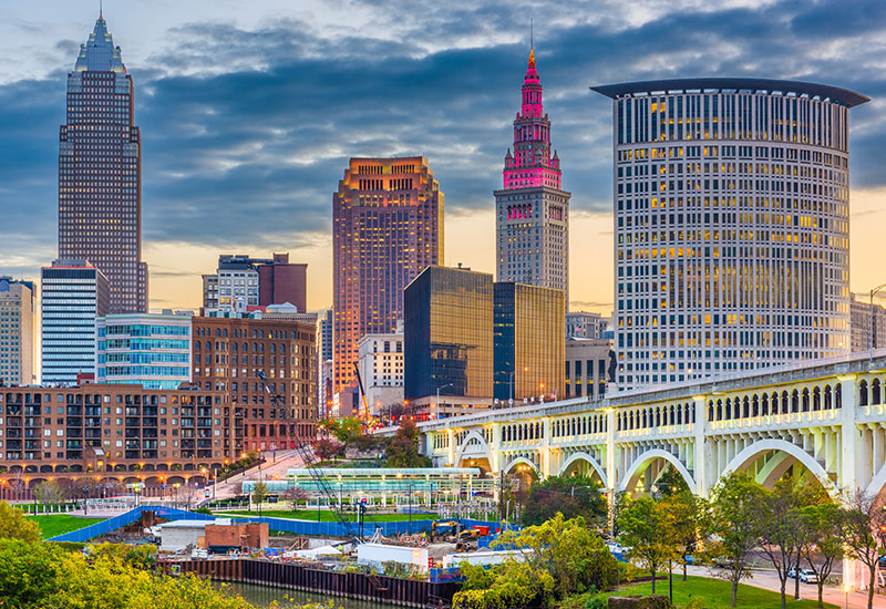 cleveland OH skyline